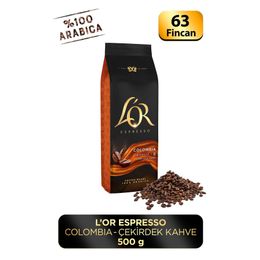 L'or 500 gr Espresso Colombıa Çekirdek Kahve