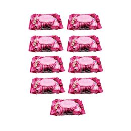 Luckido 90 Adet Kapaklı Gül Kokulu 9 Paket Red Rose Islak Havlu Mendil