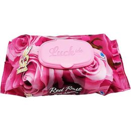 Luckido 90 Adet Kapaklı Gül Kokulu Red Rose Islak Havlu Mendil