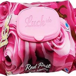 Luckido 90 Adet Kapaklı Gül Kokulu Red Rose Islak Havlu Mendil