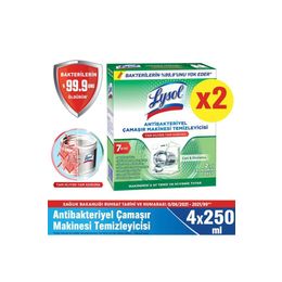 Lysol Çam Okaliptus Ferahlığı 4x250 ml Antibakteriyel Çamaşır Makinesi Temizleyici