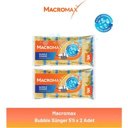Macromax 2x5'li Bubble Mercan Sünger