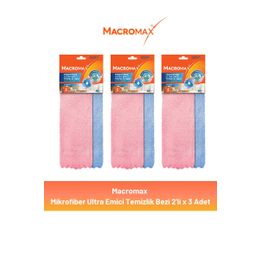 Macromax 3x2'li Ultra Emici Mikrofiber Temizlik Bezi