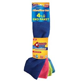 Macromax 4'lü Eko Mikrofiber Bez