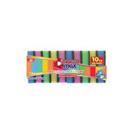 Macromax Rengarenk 10'lu Sünger