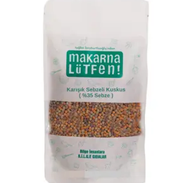 Makarna Lütfen 250 gr Karışık Sebzeli Kuskus