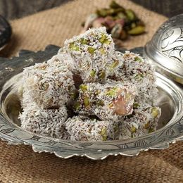 Maras Market 1 kg Bol Antep Fıstıklı Hindistan Cevizli Lokum