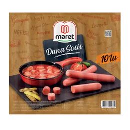 Maret Soyulmuş 10'lu 432 gr Dana Sosis