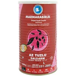Marmara Birlik 800 gr Hiper 231-260 Az Tuzlu Siyah Zeytin