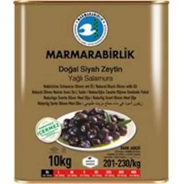 Marmarabirlik 10 kg Teneke Yağlı Salamura Doğal Siyah Zeytin