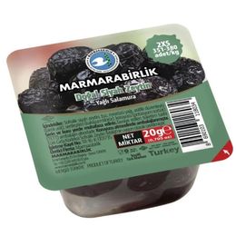 MarmaraBirlik 20x24 gr Kahvaltılık Salamura Piknik Siyah Zeytin