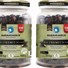 Marmarabirlik 2x1 kg Premium XL Siyah Zeytin