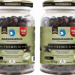 Marmarabirlik 2x1 kg Premium XL Siyah Zeytin