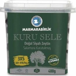 Marmarabirlik 400 gr 381-410 Kuru Sele Siyah Zeytin