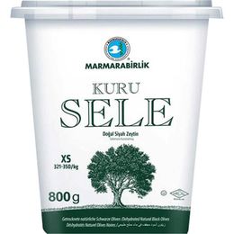 Marmarabirlik 800 gr 321-350 XS Az Tuzlu Siyah Zeytin