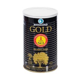 Marmarabirlik 800 gr Gold Sofralık Salamura Siyah Zeytin Teneke