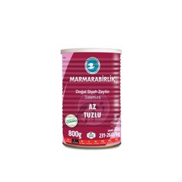 Marmarabirlik 800 gr Hiper Az Tuzlu Siyah Zeytin