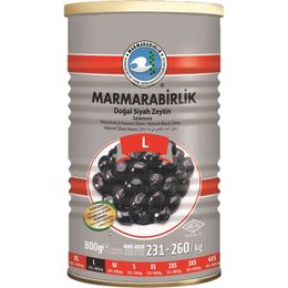 Marmarabirlik 800 gr Hiper Az Tuzlu Siyah Zeytin