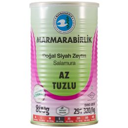 Marmarabirlik 800 gr Teneke S 291-320 Az Tuzlu Doğal Salamura Sulu Zeytin