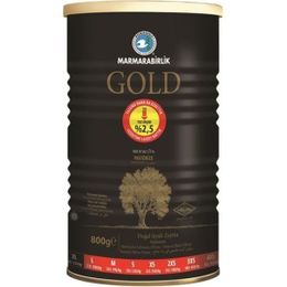 Marmarabirlik Gold Az Tuzlu Salamura Mega 201-230 Xl Teneke 800 gr Siyah Zeytin