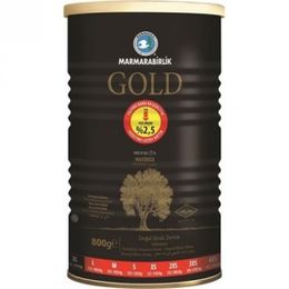 Marmarabirlik Gold Doğal Az Tuzlu Salamura Sulu Zeytin 800 Gr