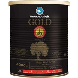 Marmarabirlik Gold Doğal Siyah Zeytin 400 gr