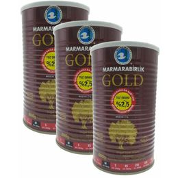 Marmarabirlik Gold Salamura 261-290 Kb M Siyah Zeytin Teneke 3 X 800 G