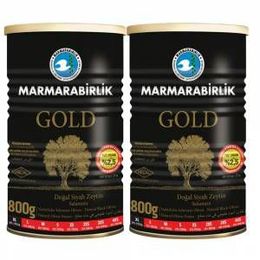 Marmarabirlik Gold XL Siyah Zeytin Teneke 2 x 800 gr