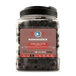Marmarabirlik M Süper Yağlı Sele Siyah Zeytin 261-290 950 Gr