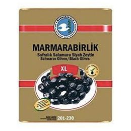 Marmarabirlik Mega 201-230 KB XL Siyah Zeytin Teneke 10 KG
