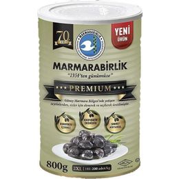 Marmarabirlik Premium 800 gr 2Xl Dogal Salamura Siyah Zeytin