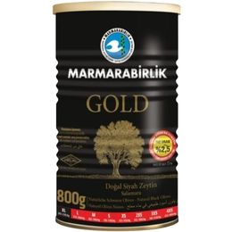 MarmaraBirlik Salamura 800 gr Gold Doğal Siyah Zeytin