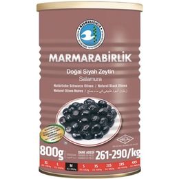 Marmarabirlik Süper Siyah Zeytin Teneke (M) 800 Gr