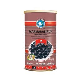 Marmarabirlik Süper Siyah Zeytin Teneke (M) 800 Gr