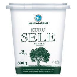 Marmarabirlik XS 800 gr Kuru Sele Siyah Zeytin