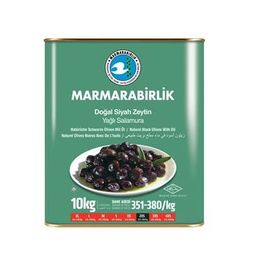 Marmarabirlik Yağlı Salamura 10 kg 351-380 Kalibre Siyah Zeytin