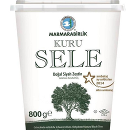 Marmarabirlik Yağlı Sele Zeytin 800 gr 321-350 Ad/Kg