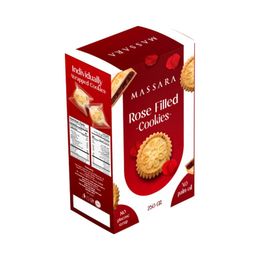 Massara 250 gr Gül Yaprak Dolgulu Tekli Sargılı Kurabiye