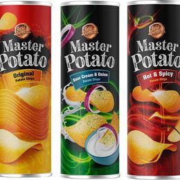 Master Potato 3'lü 160 gr Karma Paket Potato Cips