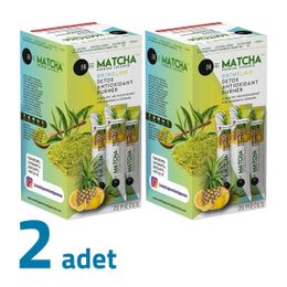 Matcha 20x8 gr Premium Japanese Bromelain Ananaslı Limonlu Matcha Çayı