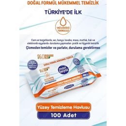 Mavi Beyaz 100 Yaprak Yüzey Temizleme Havlusu