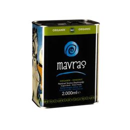 Mavras 2 lt Organik Erken Hasat Soğuk Sıkım Natürel Sızma Zeytinyağı