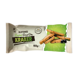 Mayalı Hane 150 gr Glutensiz Zeytinli Çörek Otlu Kraker