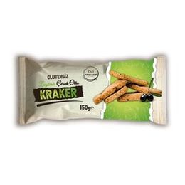 Mayalı Hane 150 gr Glutensiz Zeytinli Çörek Otlu Kraker