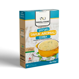 Mayalı Hane 70 gr Düşük Proteinli Şehriyeli Tavuk Aromalı Çorba