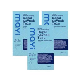Mayi Tuz 3x600 gr İyotlu İnce Öğütülmüş Doğal Kaynak Tuzu