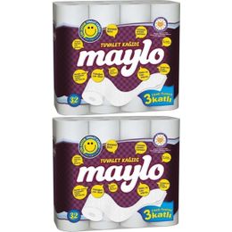 Maylo Süper 3 Katlı 2x32'li Tuvalet Kağıdı