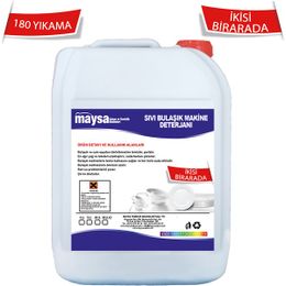 Maysa 180 Yıkama Ekstra 4 lt Ev Tipi Sıvı Bulaşık Makine Deterjanı