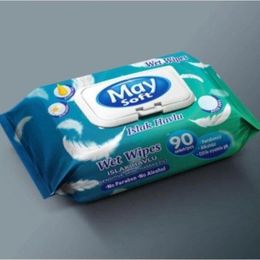 Maysoft 90 Yaprak Petek Doku Islak Mendil