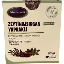 Mecitefendi 40'lı Süzen Poşet Zeytin ve Isırgan Yapraklı Bitki Çayı